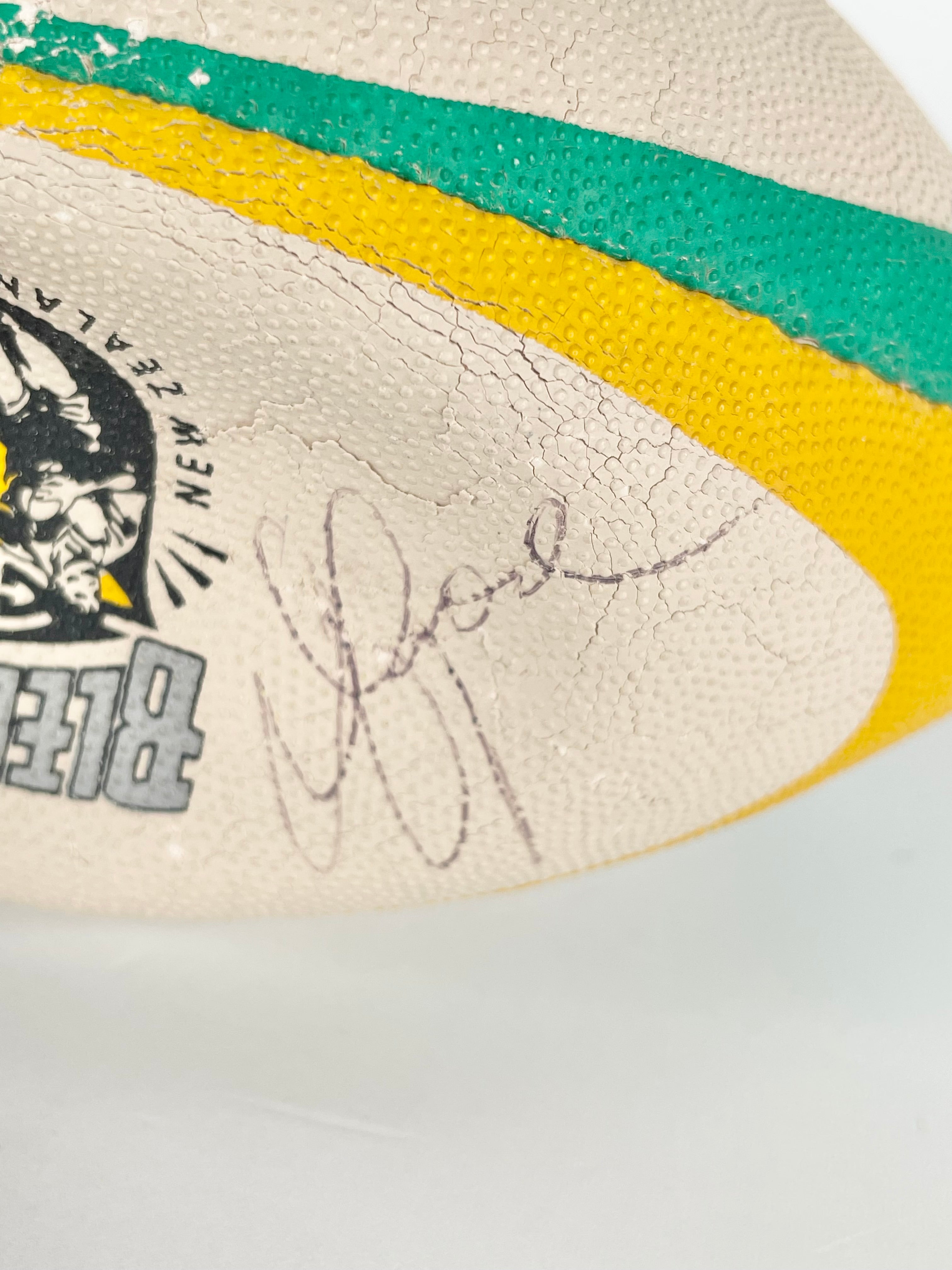Signed 1997 Bledisloe Cup Mini Rugby Ball