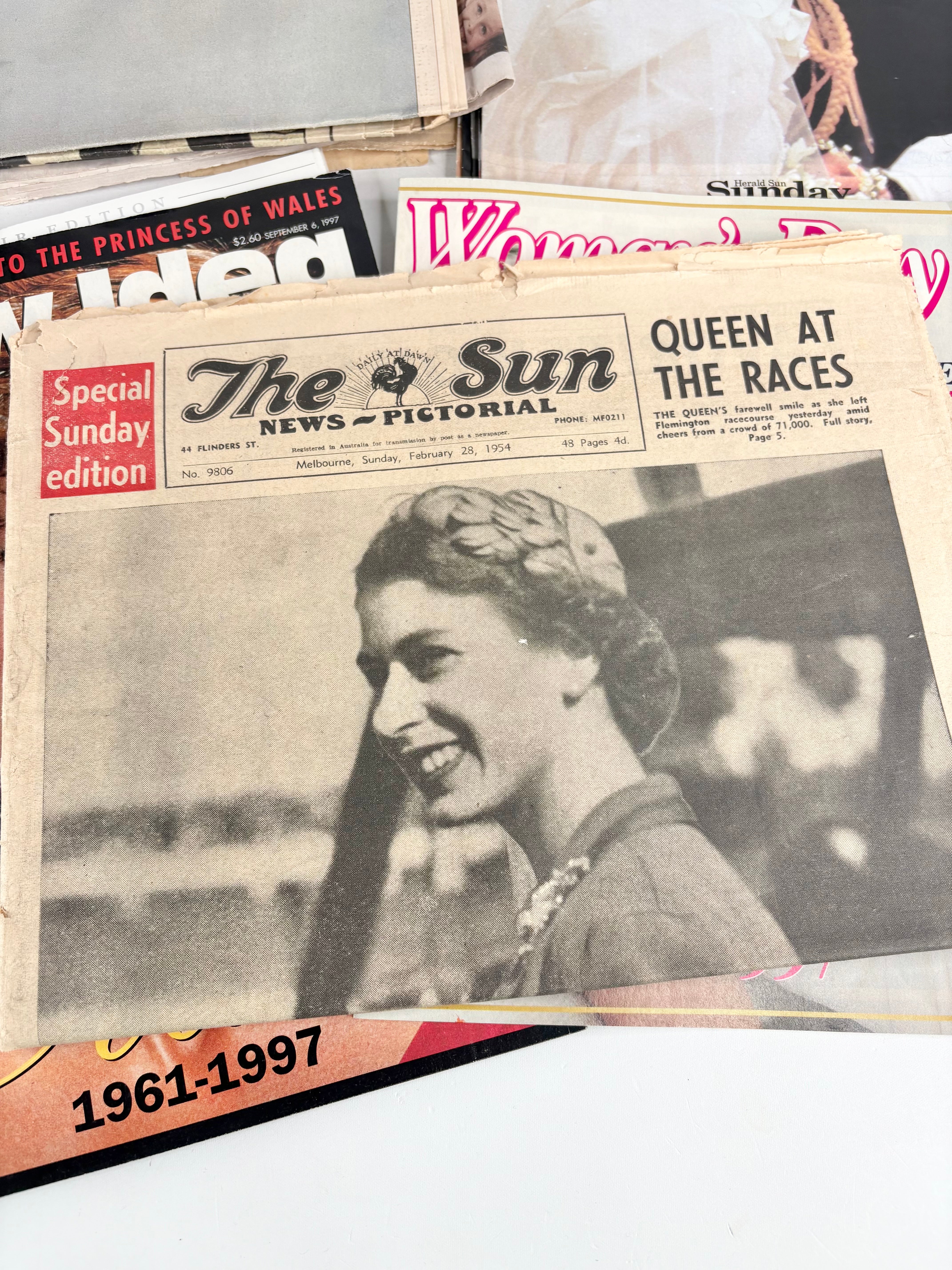 Assorted Princess Diana & Royal Family Newspapers & Magazines