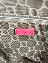 Oroton Crimson Red Leather Briefcase Bag