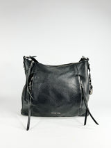 Michael Kors Black Leather Shoulder Bag