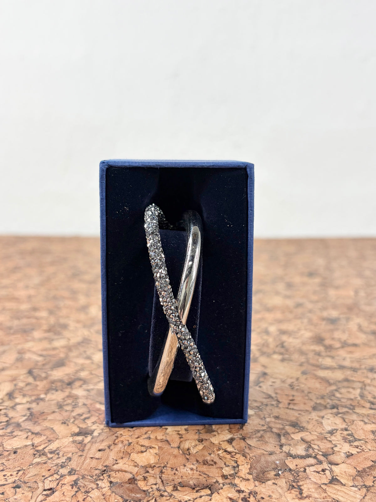 Swarovski Crystal Dust Cross Cuff
