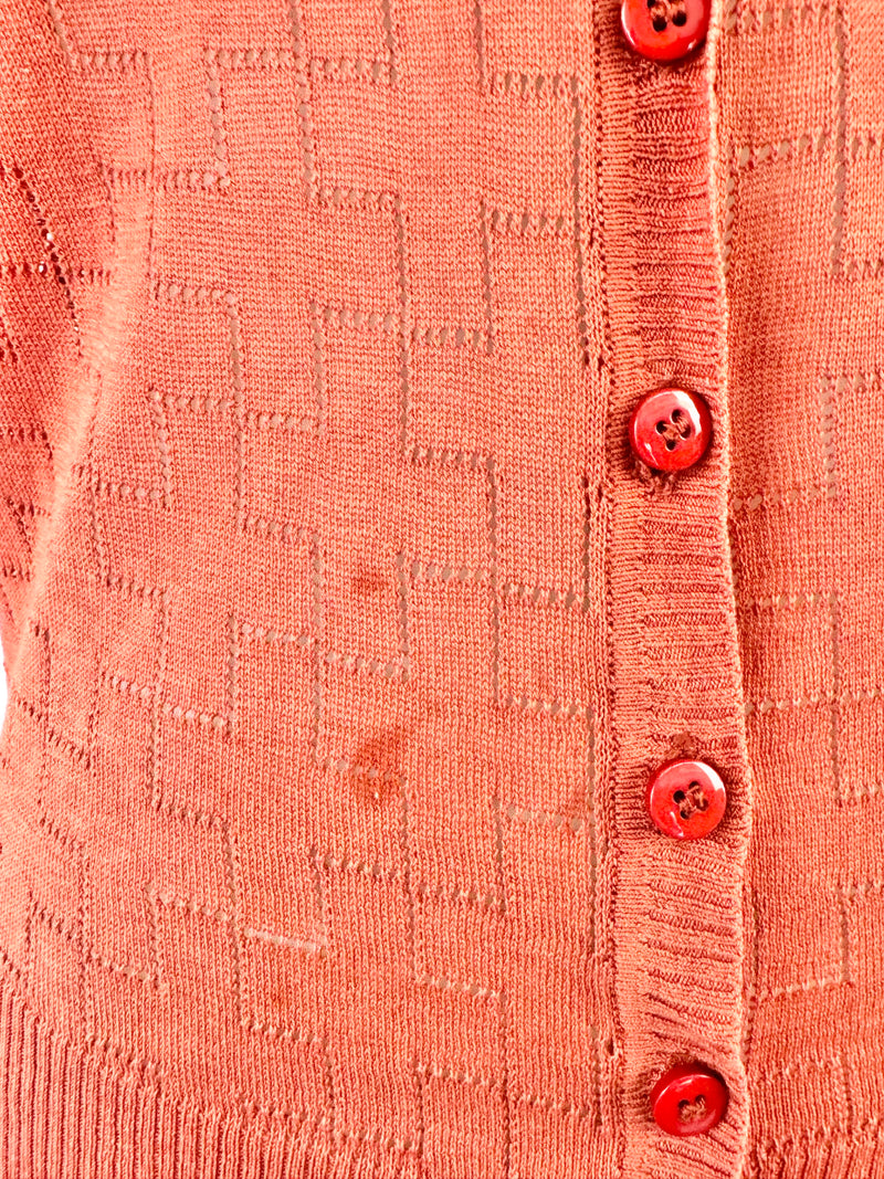 Gorman Saffron SIlk & Cotton Cardigan - AU8