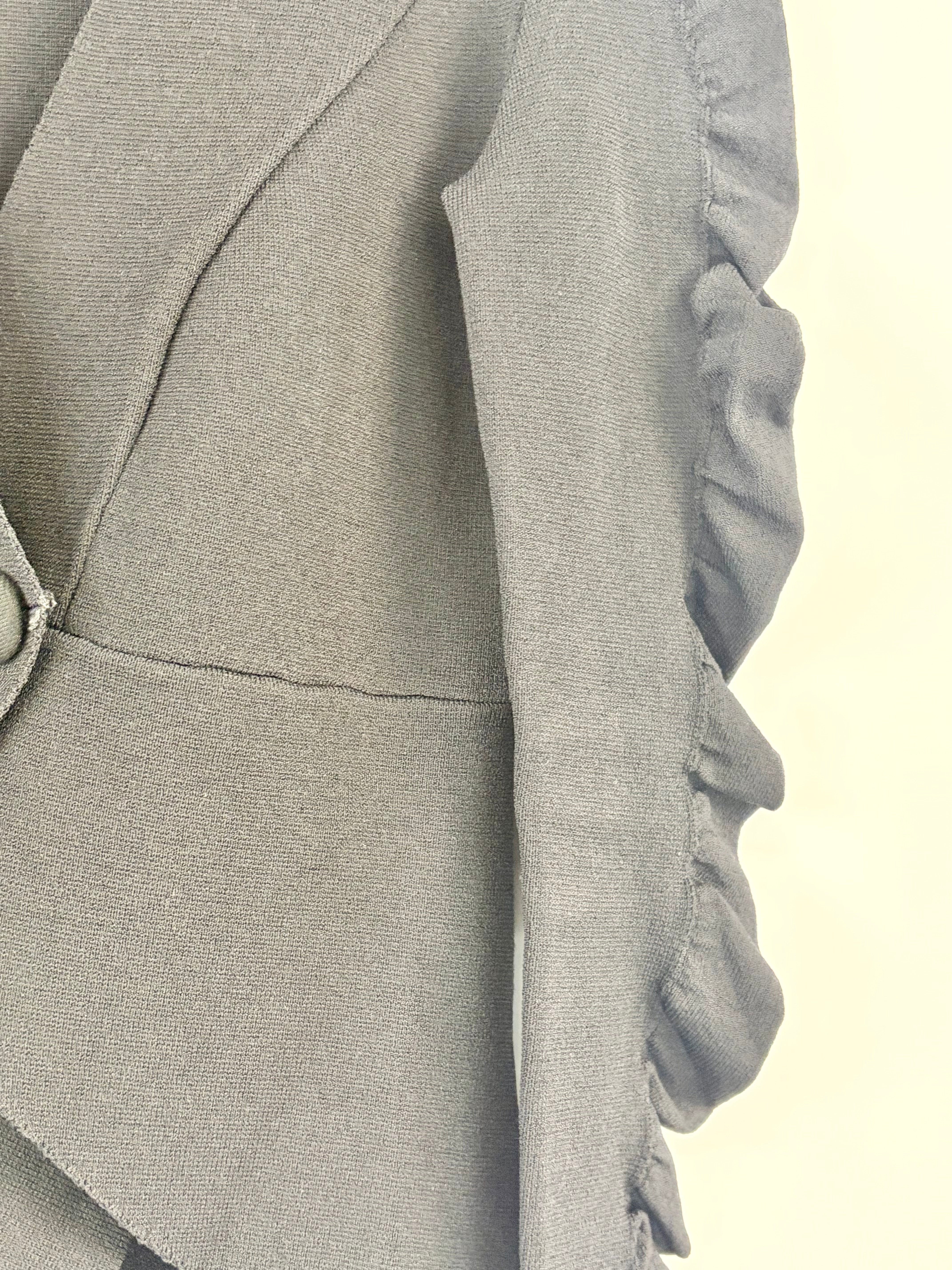 Willow Tailored Button Up With Frill Sleeve Detail Jacket  - AU8