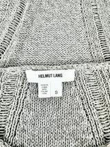 Helmut Lang Grey & Blue Contrast Jumper - AU8/10