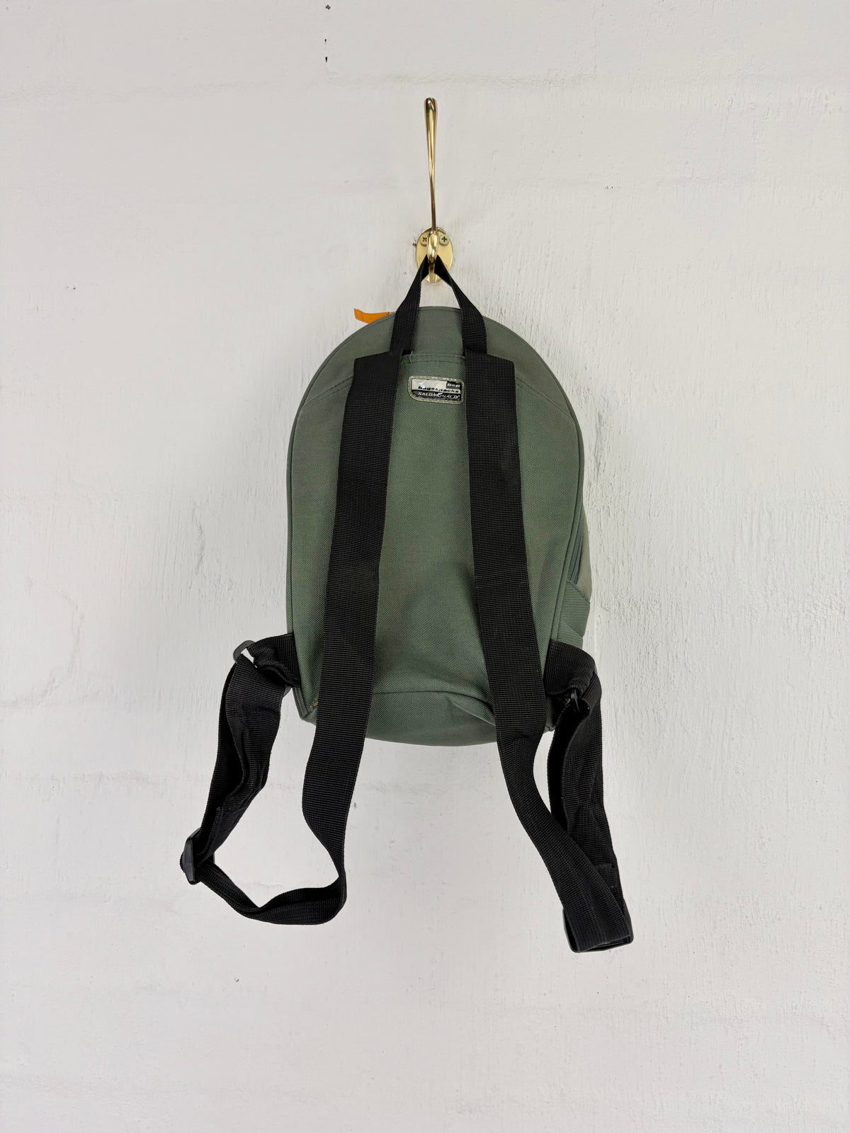Salomon Green and Orange Y2K Mini Backpack