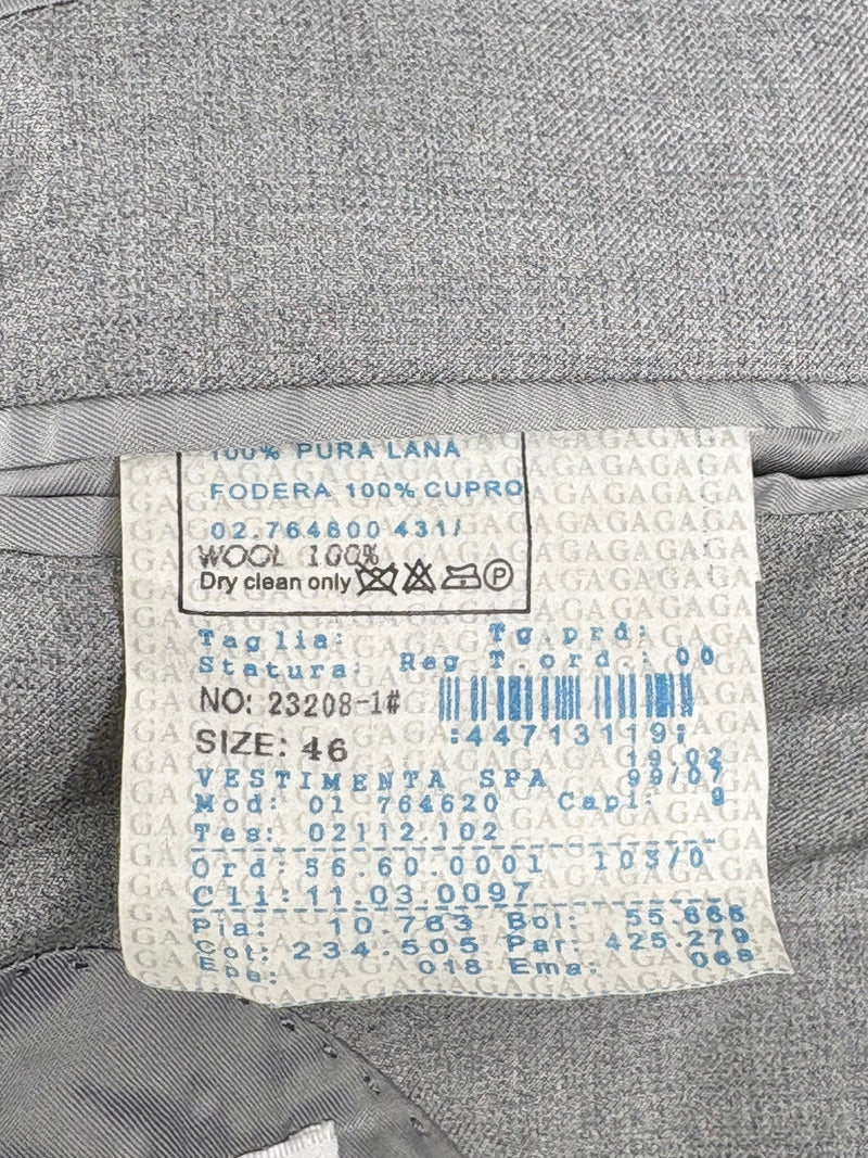 Armani Collezioni Stone Grey Wool 2pc Suit - 46/30