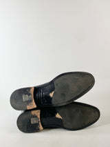 John Varvatos Sleek Black Leather Boots - 10 & 10.5