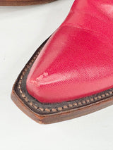 Rios of Mercedes Texan Red Leather Cowboy Boots - EU40