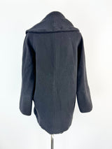 Altro by Digbys Black Wool Blend Coat - AU8/10