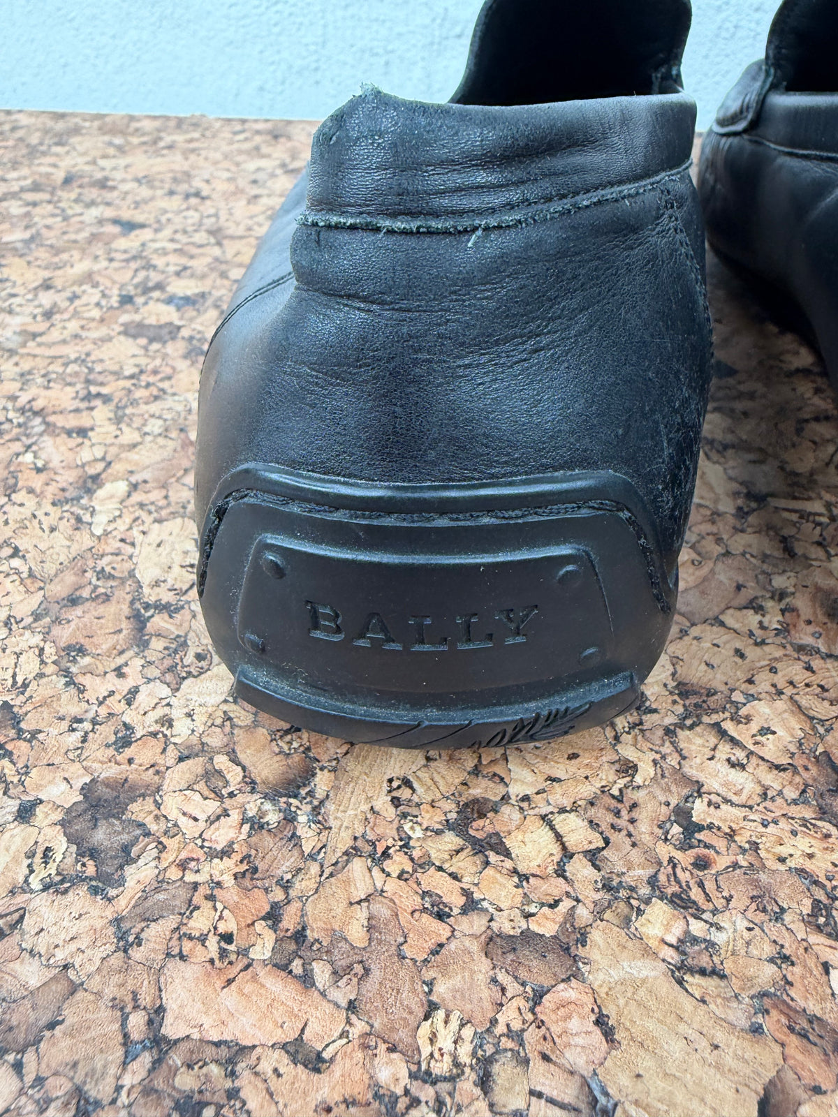 Bally Black Leather Loafers - EU44.5
