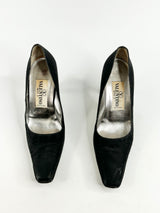 Vintage 'Miss V' Valentino Satin Heels - EU39