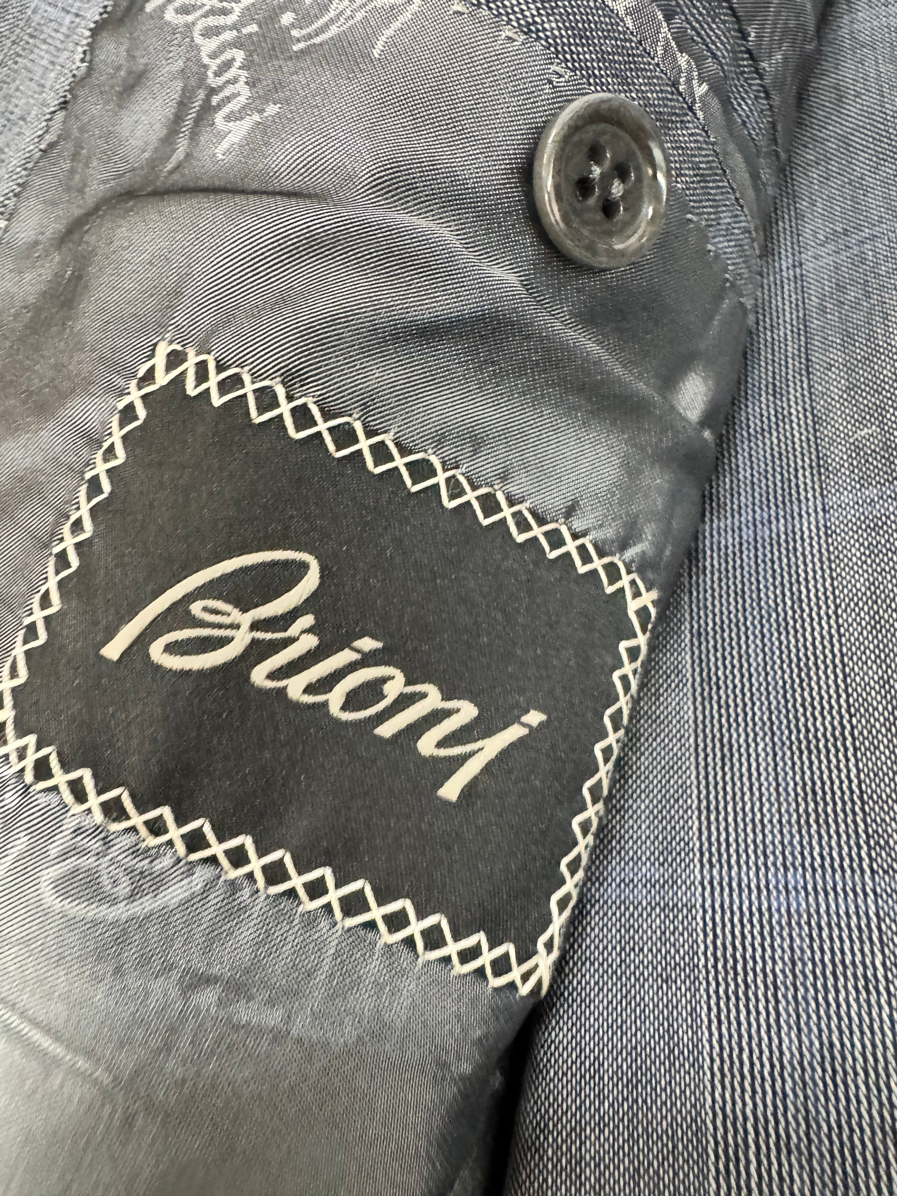 Brioni Grey Super 180 Wool Blazer & Waistcoat - 52R