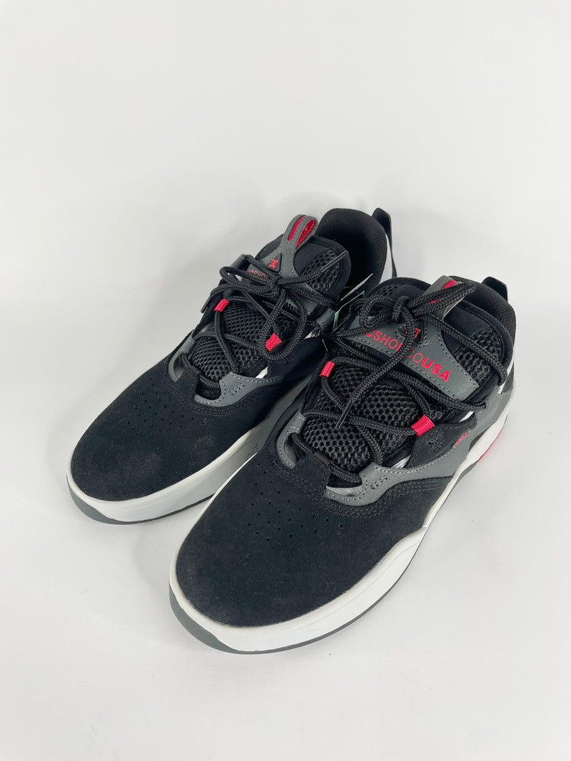 DC Shoes Black, Grey & Red 'Kalis' Sneakers - EU44.5