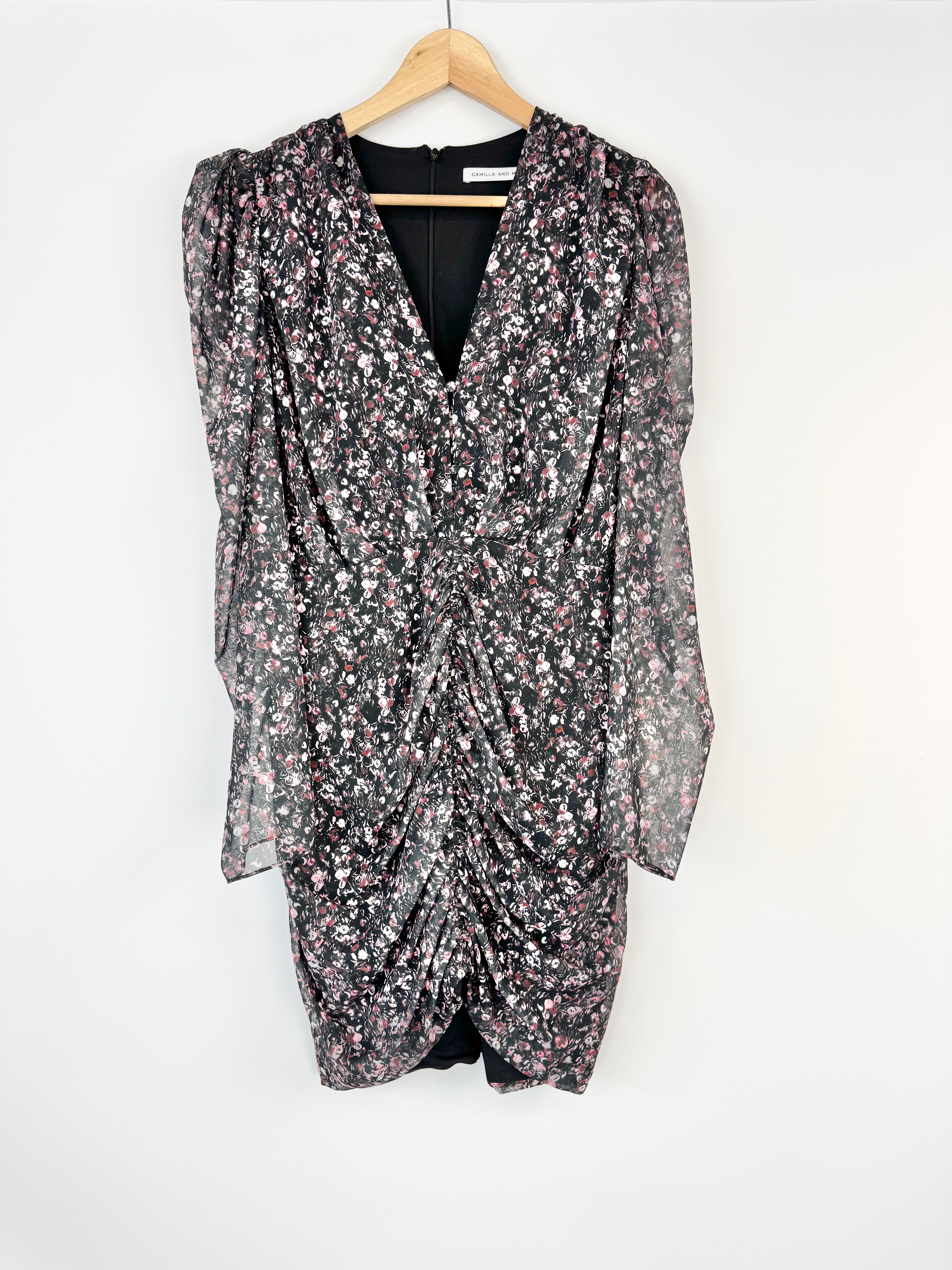 Camilla & Marc 'Peyton Vesta' Patterned Mini Dress - AU10