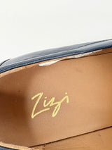 Zizi by Florsheim 'Melita' Navy Blue Leather Loafers - EU37