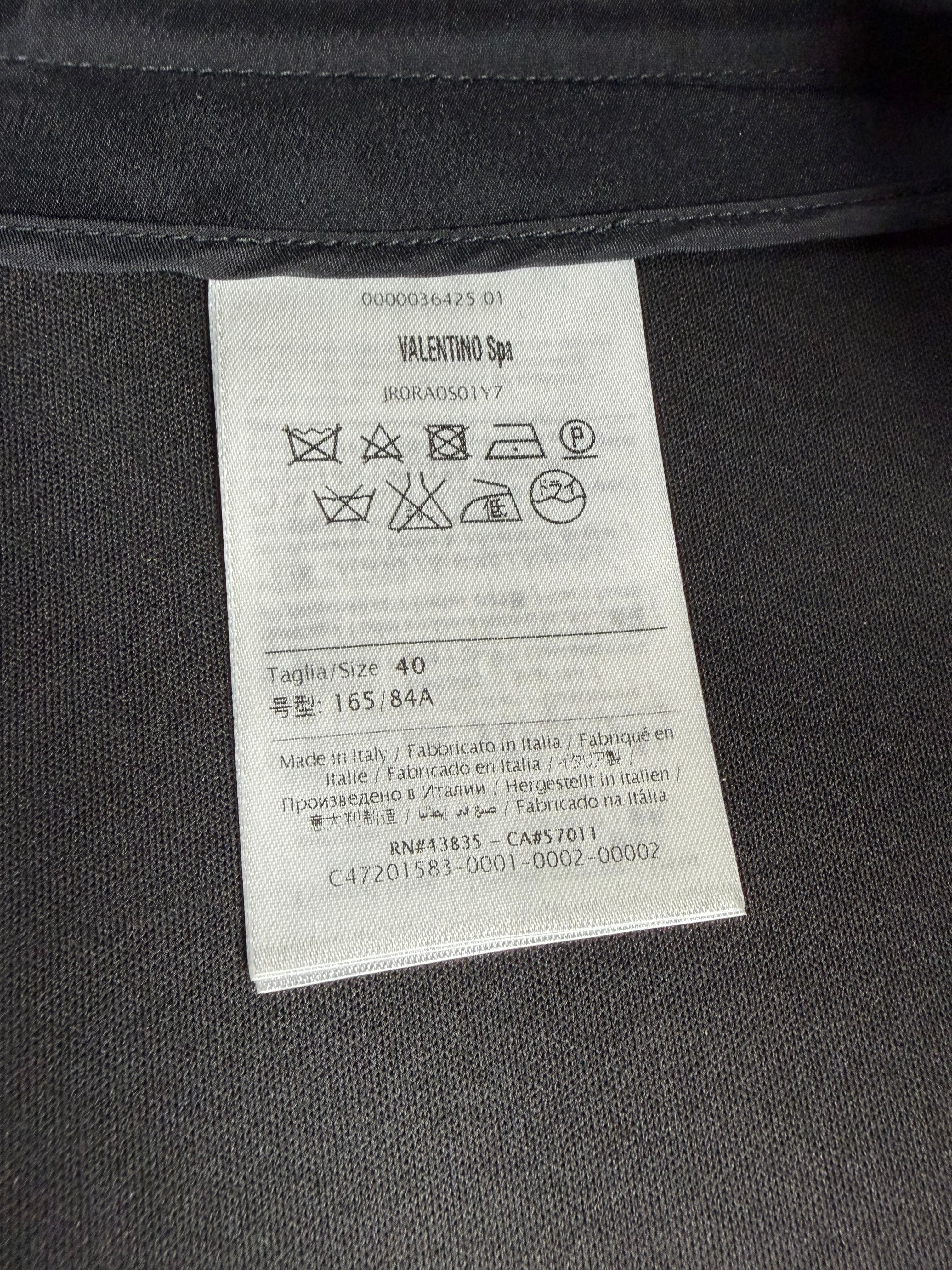 Red Valentino Black Wool Skater Skirt - AU12