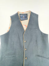 Cavani Navy Blue Waistcoat & Blazer Set - 52R