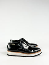 Vince Black Leather 'Reed' Lace Ups - EU38