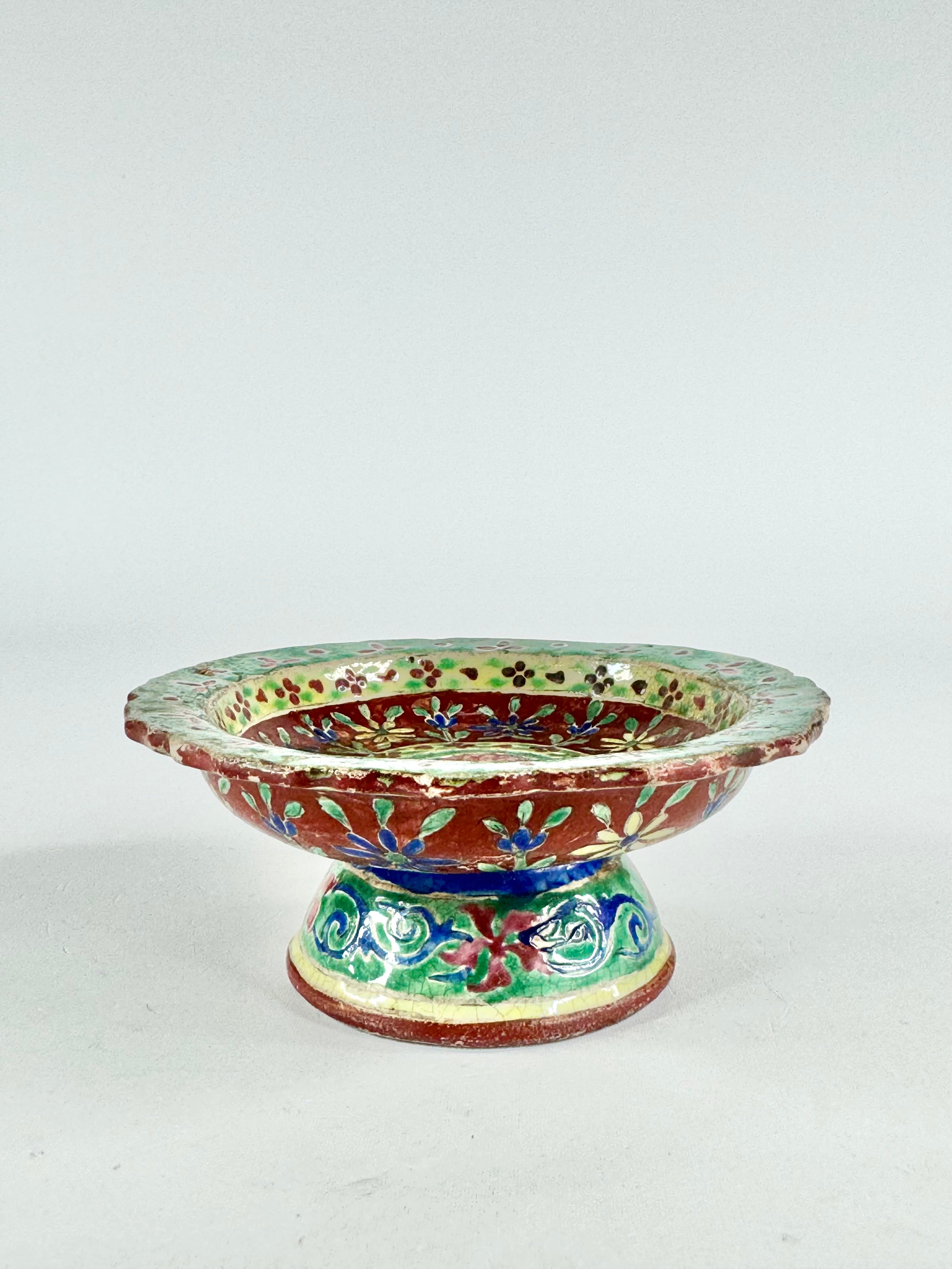 Antique Benjarong Porcelain Bowl