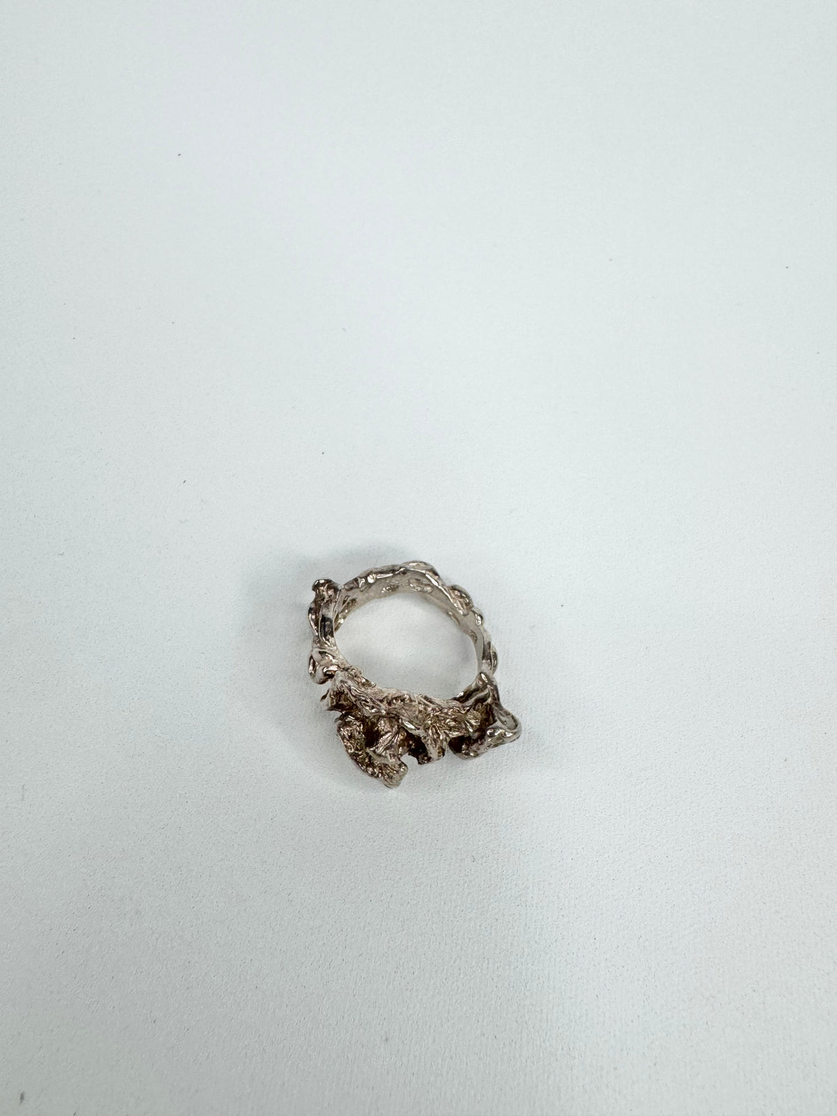 Silver Abstract Ring