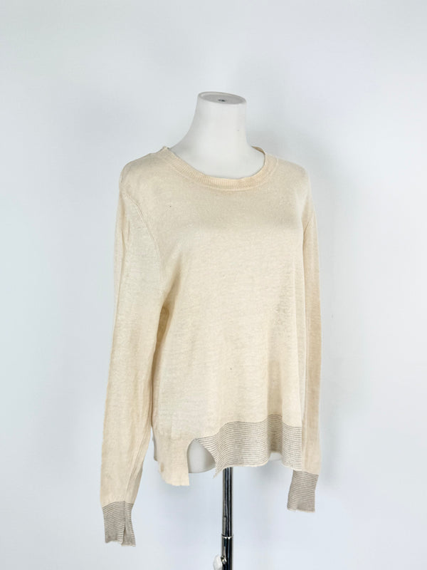 Vic + Bert Pale Orange Knitwear Top - AU8
