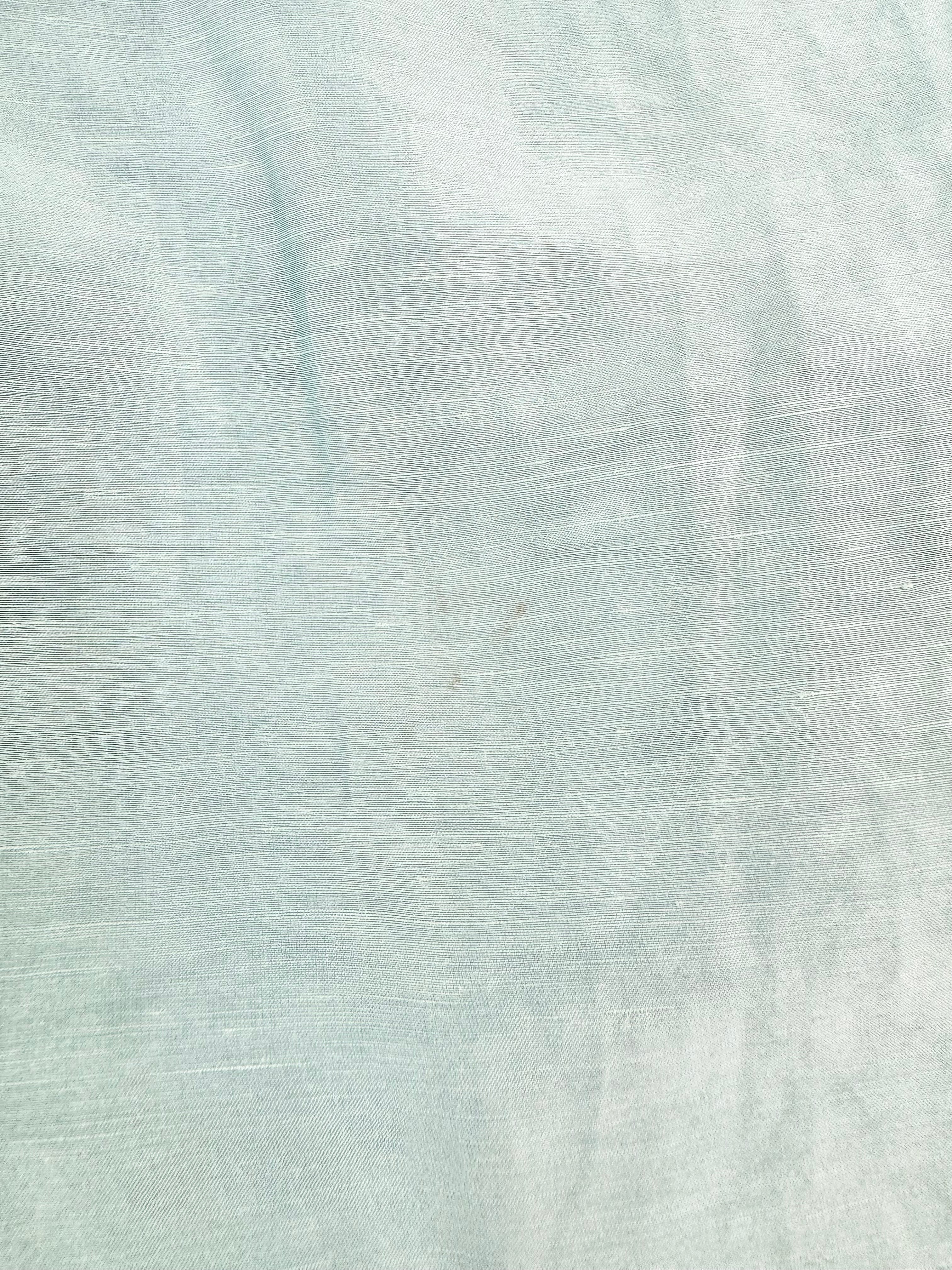Maticevski Sky Blue Linen & Silk Midi Dress - AU10/AU12