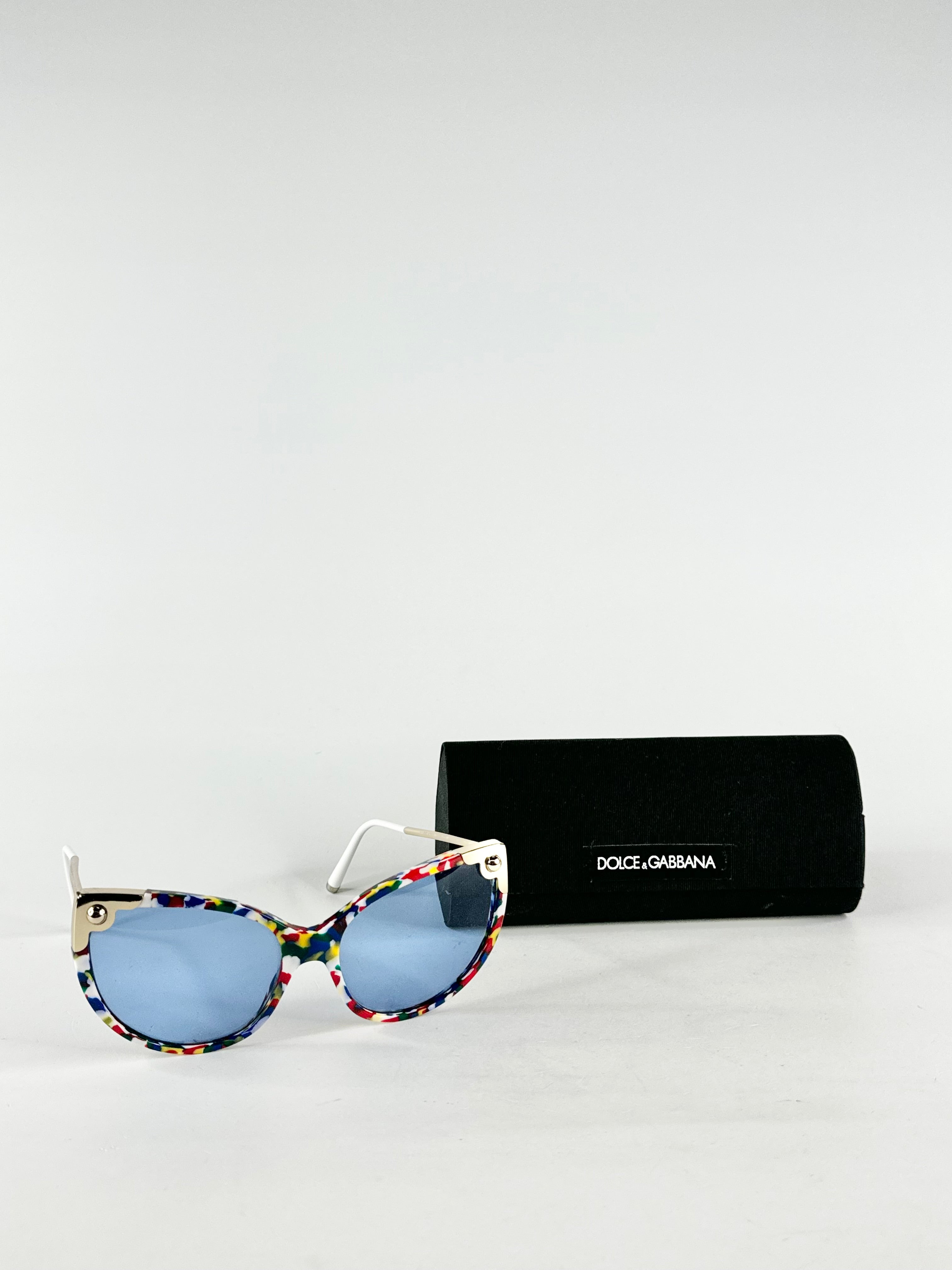 Dolce & Gabbana Multicoloured Cat Eye Sunglasses
