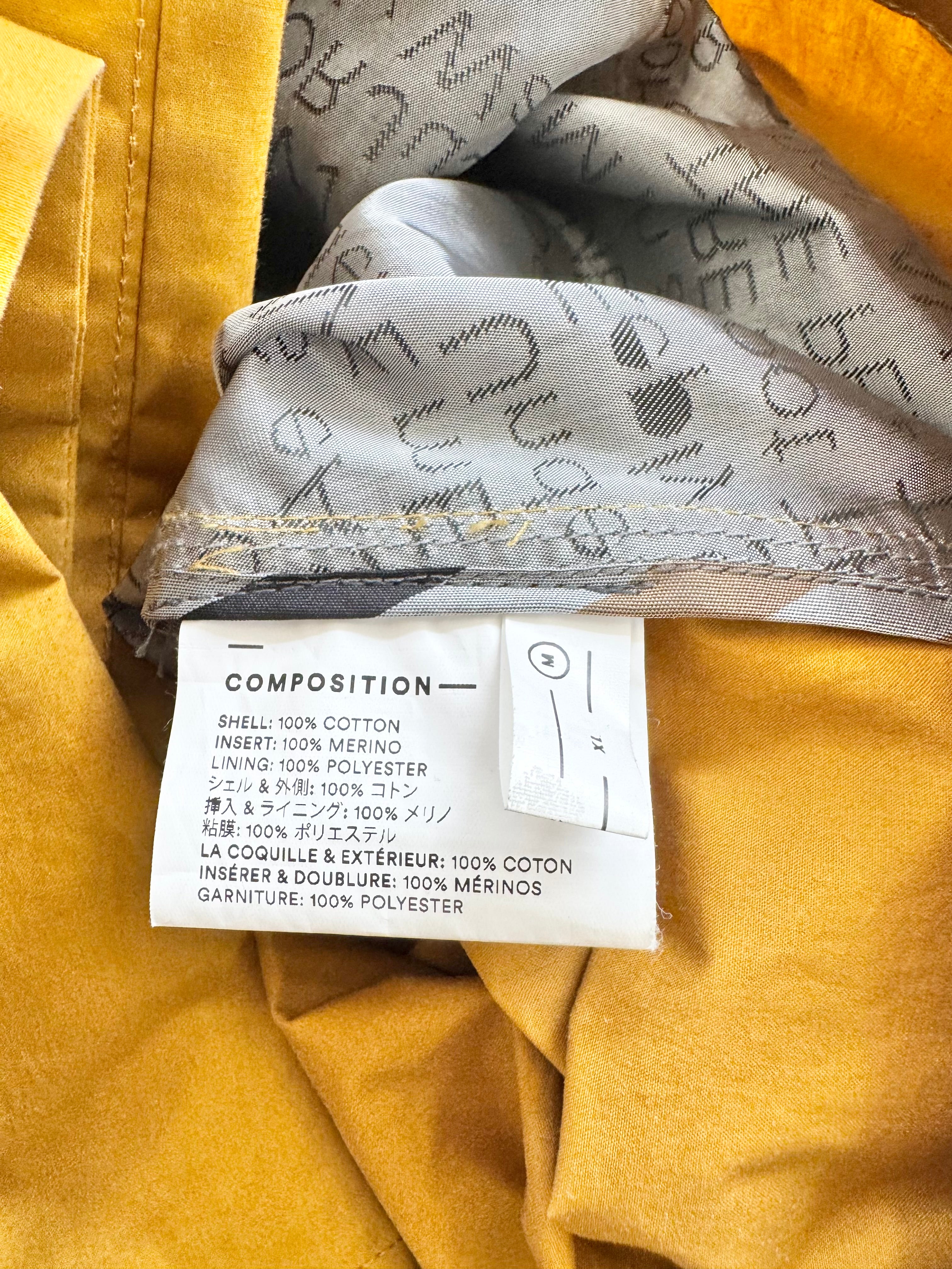 Maatsukyer Mustard Yellow Coat - M