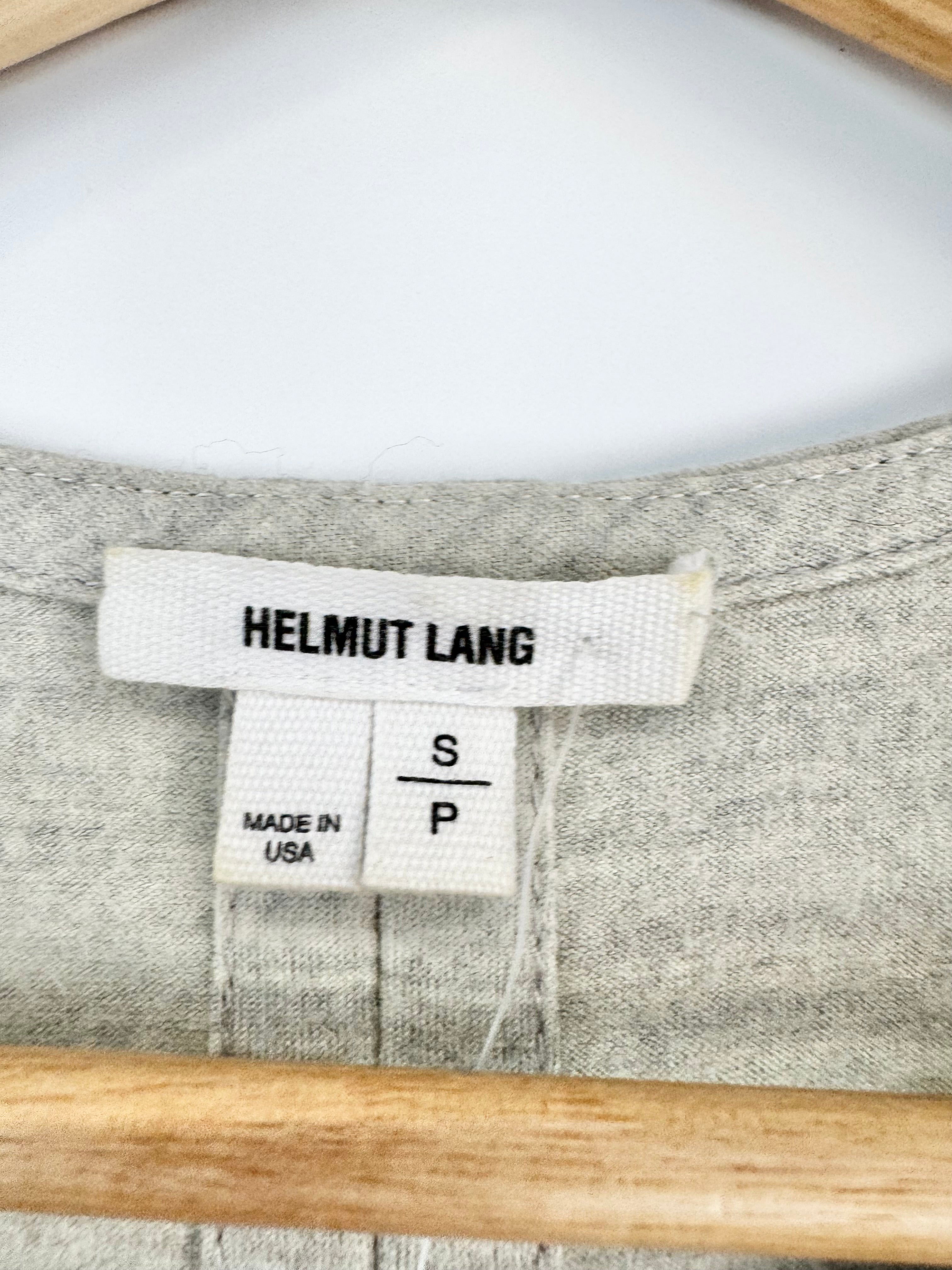 Helmut Lang Cloud Grey Wool Tunic - AU8/10