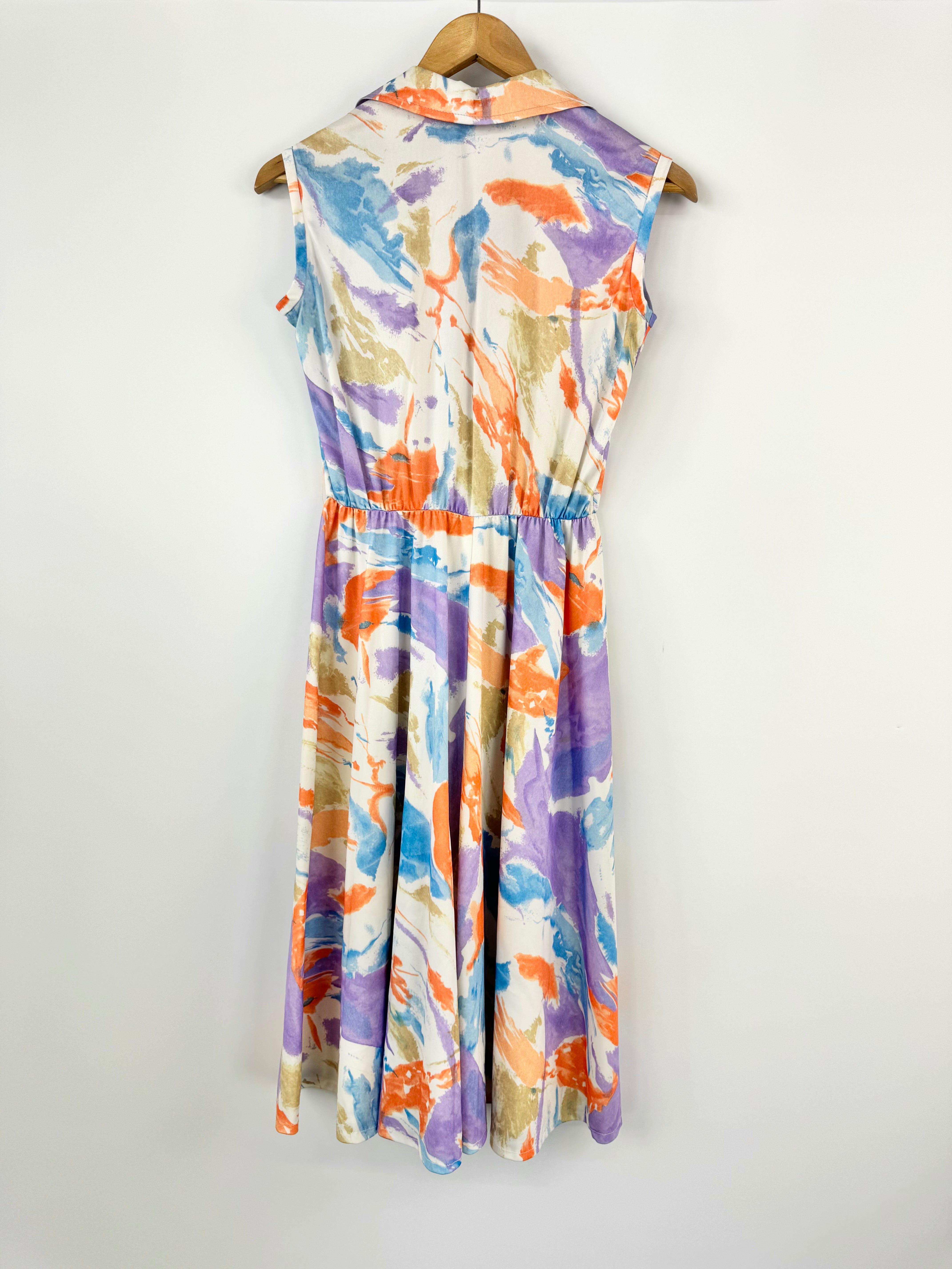 Jonathan Summers Vintage Sleeveless Patterned Dress - AU10