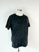 Alpha 60 Black Confetti T-Shirt - AU12