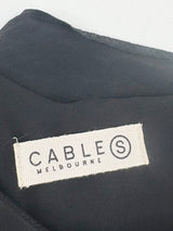 Cable Melbourne Black Silk Camisole - AU8