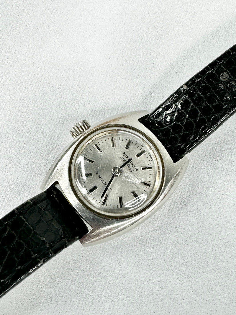 Vintage Certina Mayfair Automatic Silver Face Watch