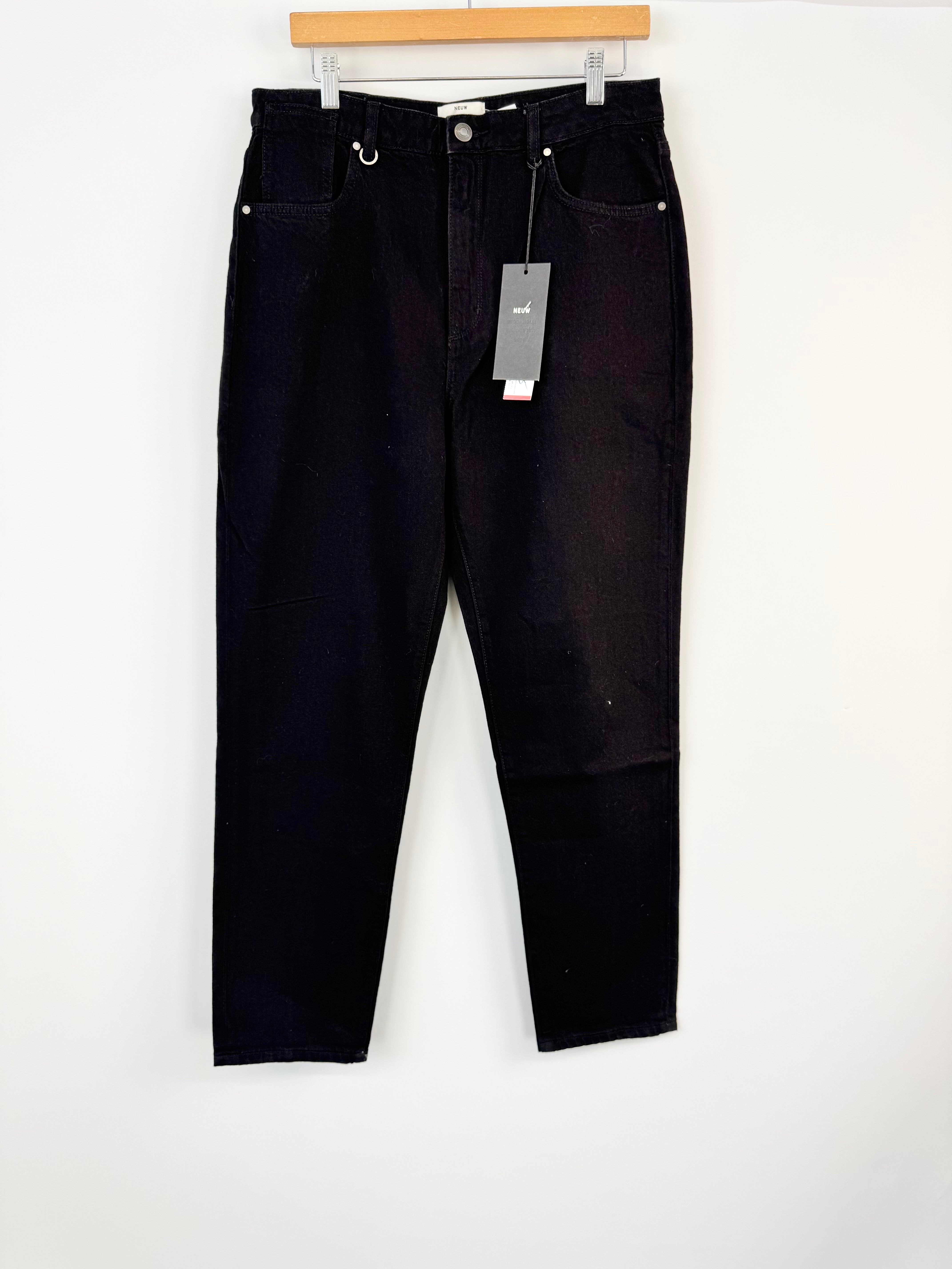 NEUW 'STELLA' Black TAPERED Jeans NWT - W30