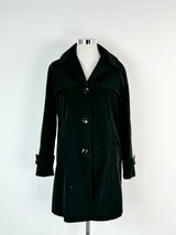 Calvin Klein Black Polyester Coat - AU12