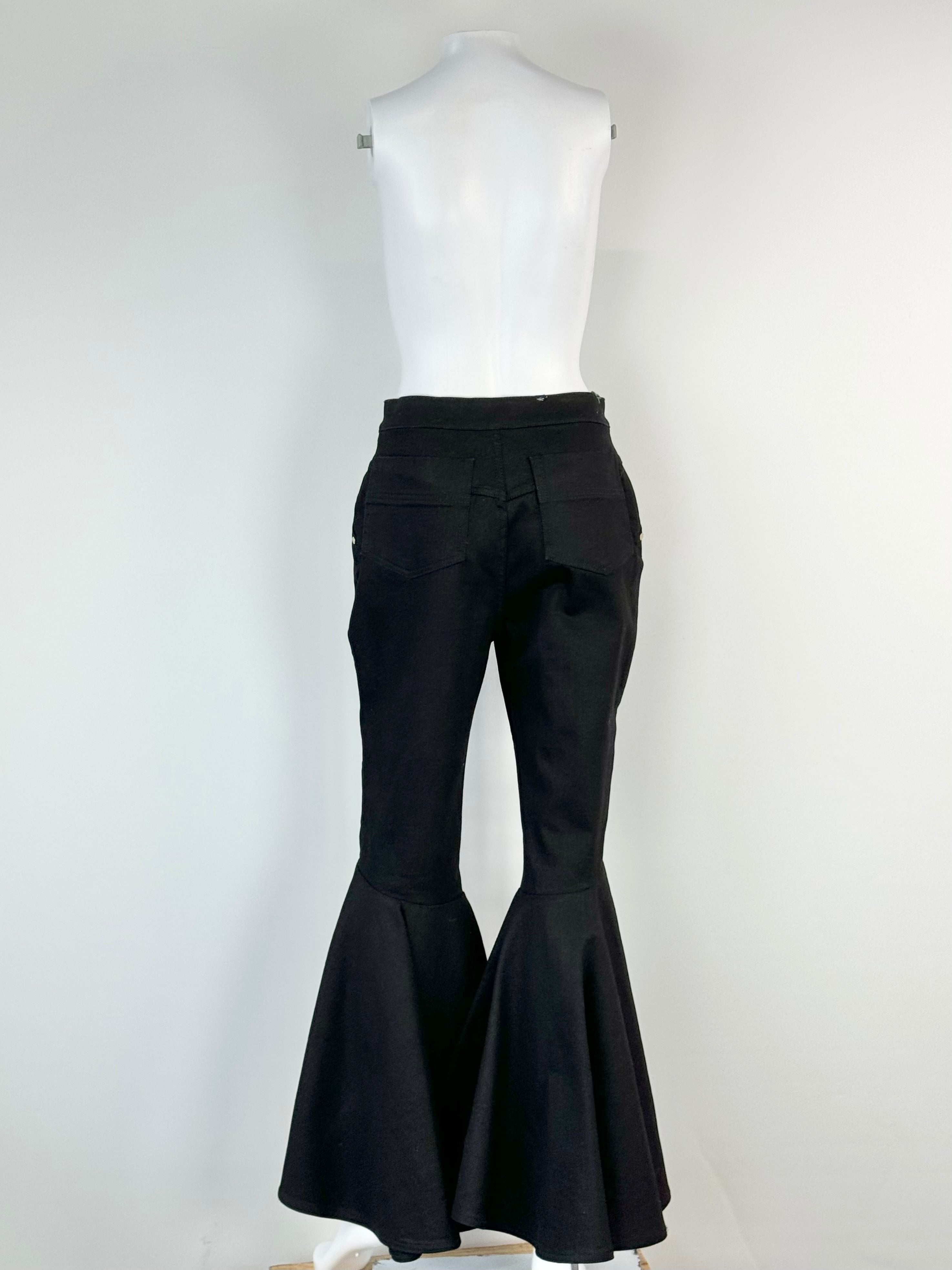 Ellery Black Bell Bottom Jeans - 27