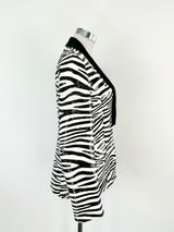 Sass & Bide 'Never Explain' Sequin Embroidered Zebra Jacket - AU8