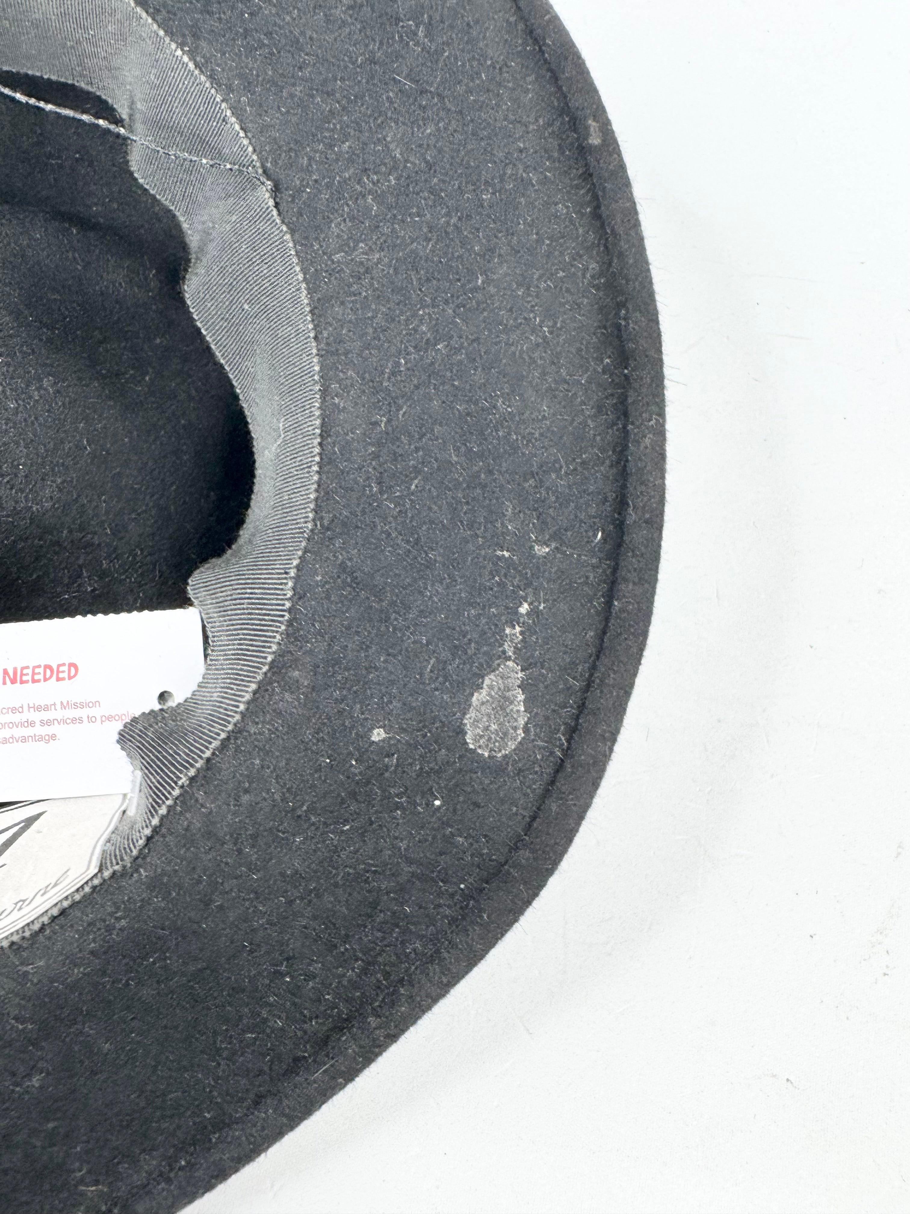 Vintage Mr. J Melbourne Black Gold Trim Hat