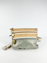 Fossil Woven Cross Body Bag