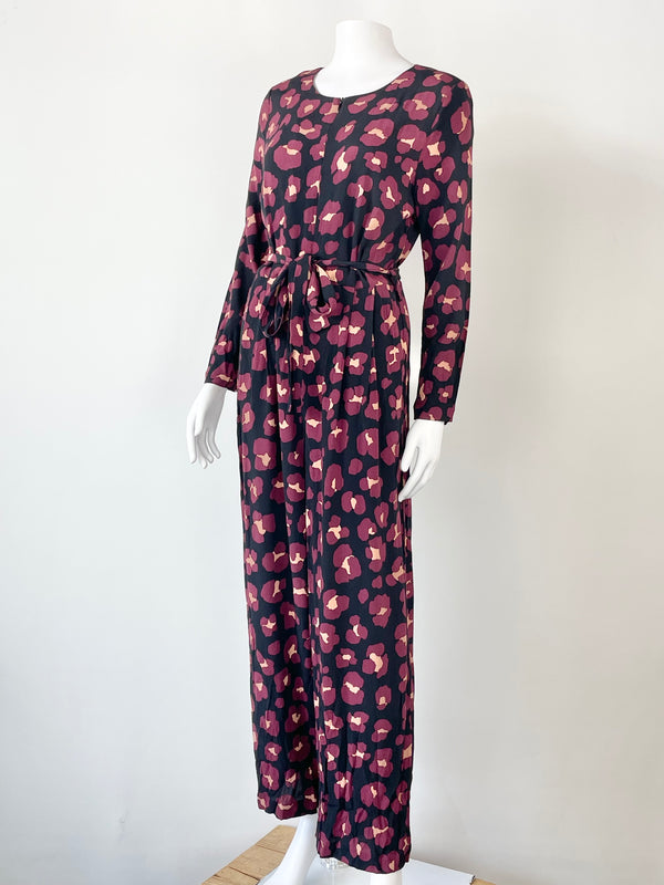Gorman Black with Floral Print Jumpsuit - AU8
