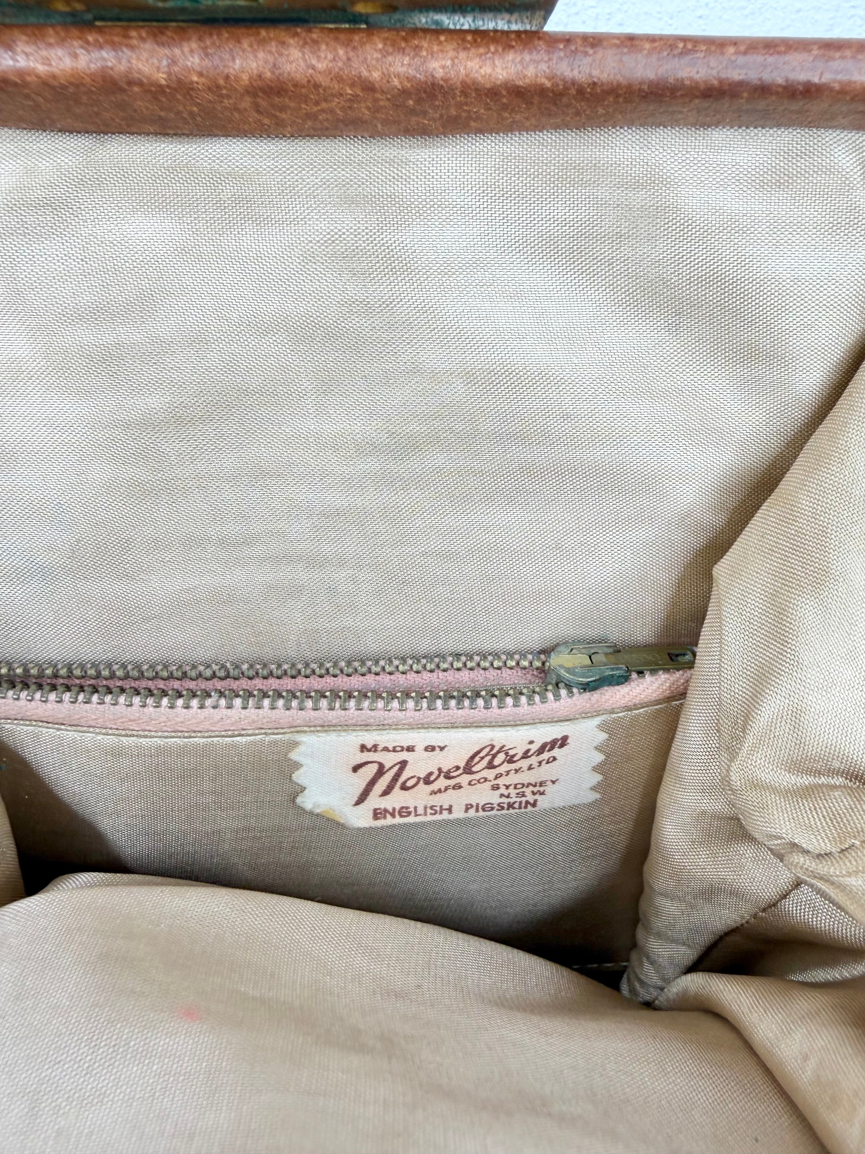 Vintage Noveltrim Leather Evening Bag