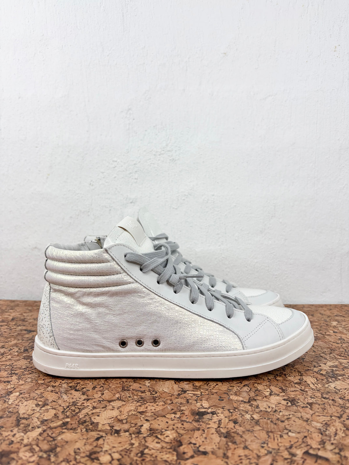 P448 High Top Metallic Sneakers - EU40