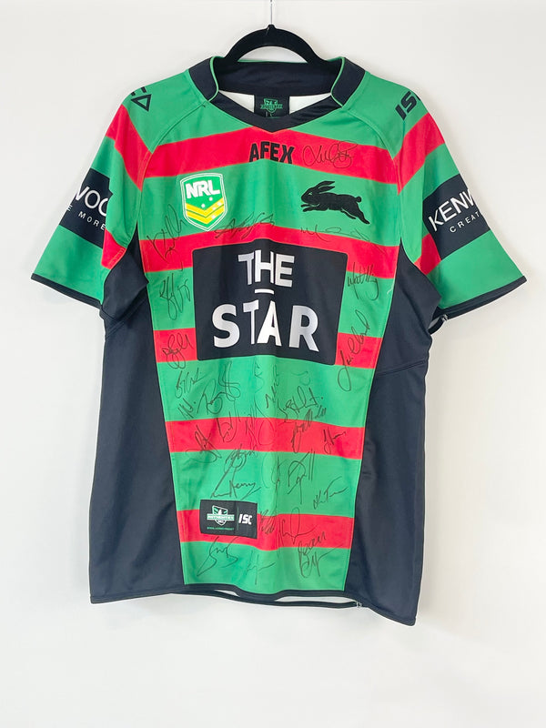 Signed NRL South Sydney Rabbitohs 2013 Home Jersey