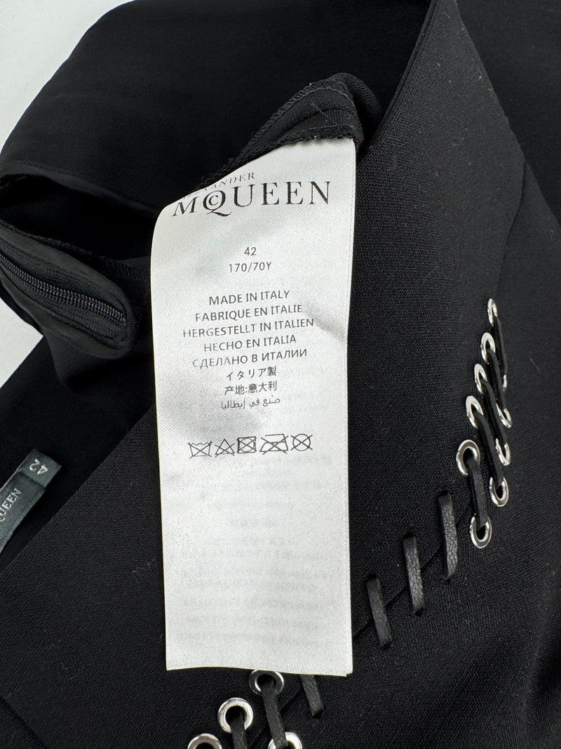 Alexander McQueen 2017 Wool Blend Slacks - 42