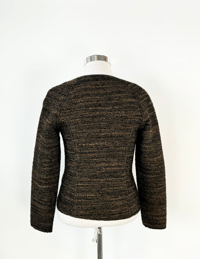 Husk Chocolate Honey Tweed Blazer - AU12