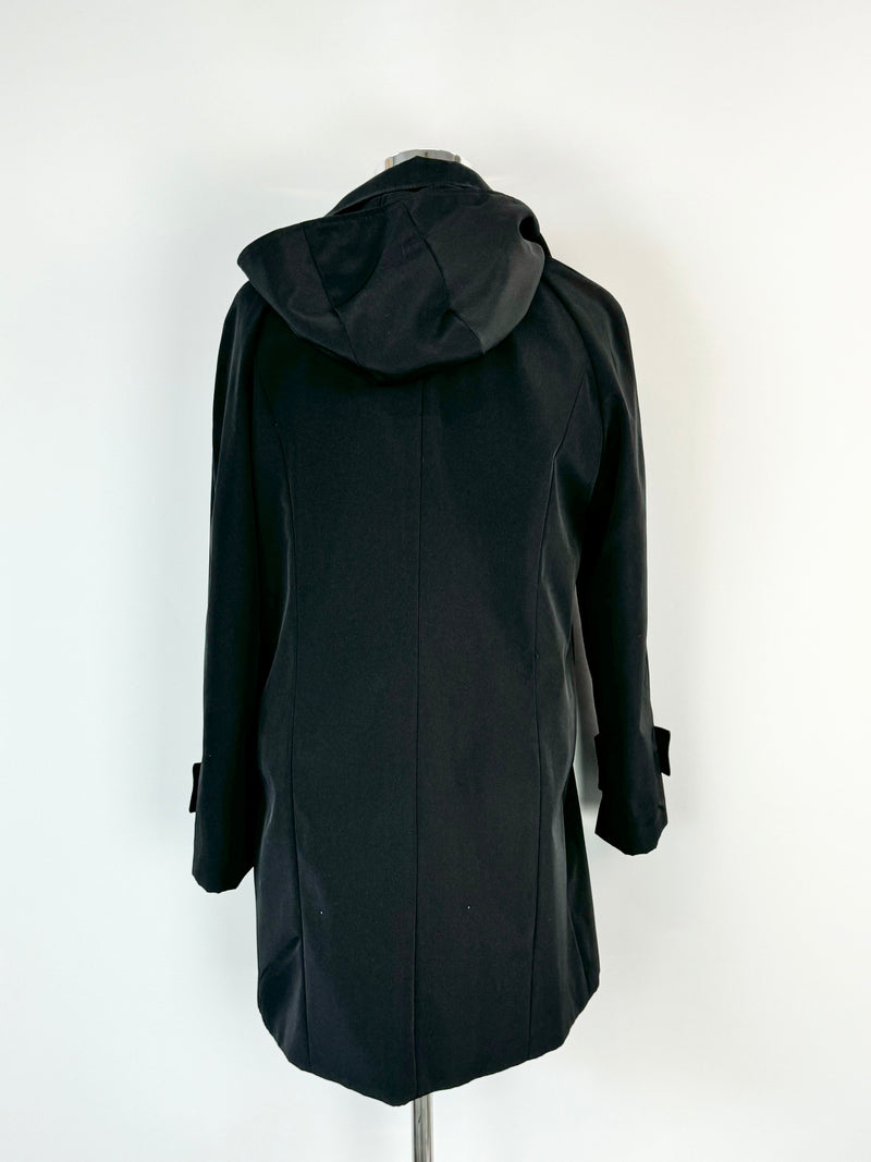 Calvin Klein Black Polyester Coat - AU12