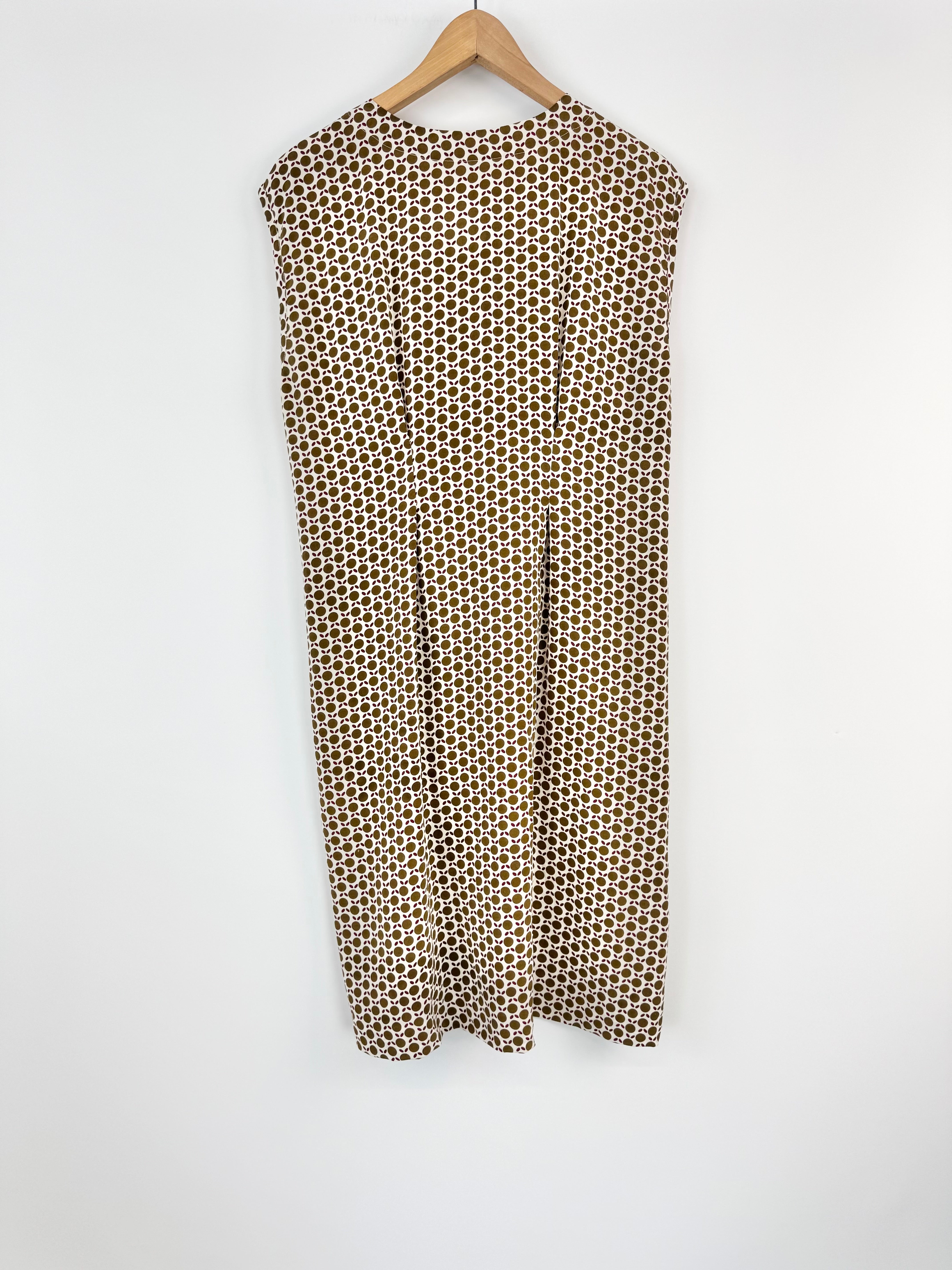 Lee Mathews Green & Red pattern Silk Mini Dress - AU10