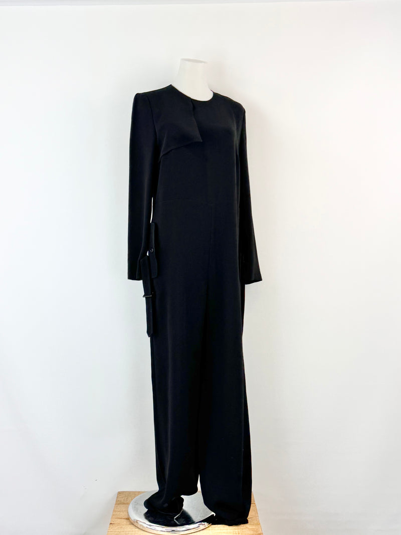 Max Mara Black Long Sleeve Jumpsuit - AU10