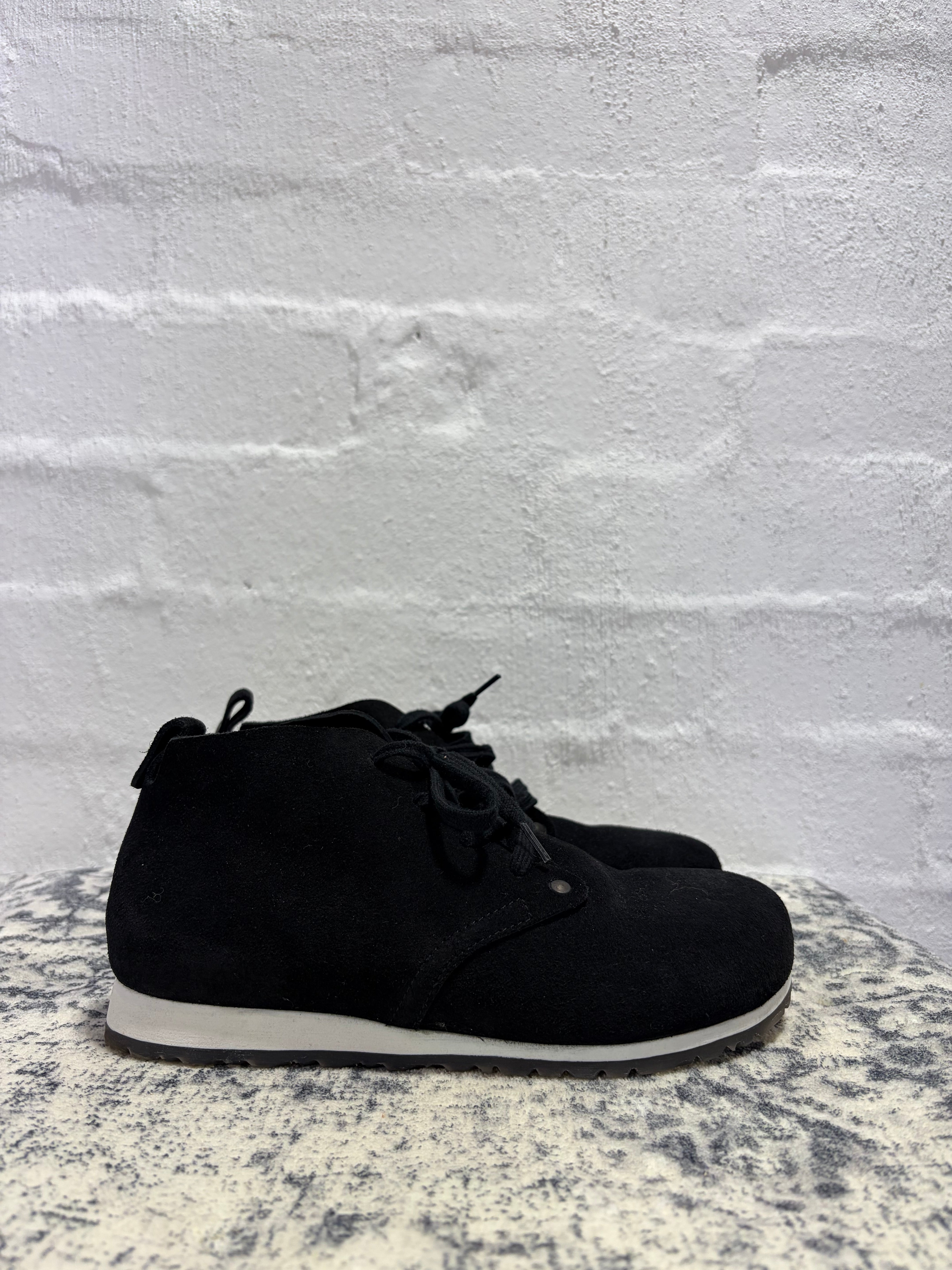 Birkenstock Black Dundee Suede Sneakers - EU38