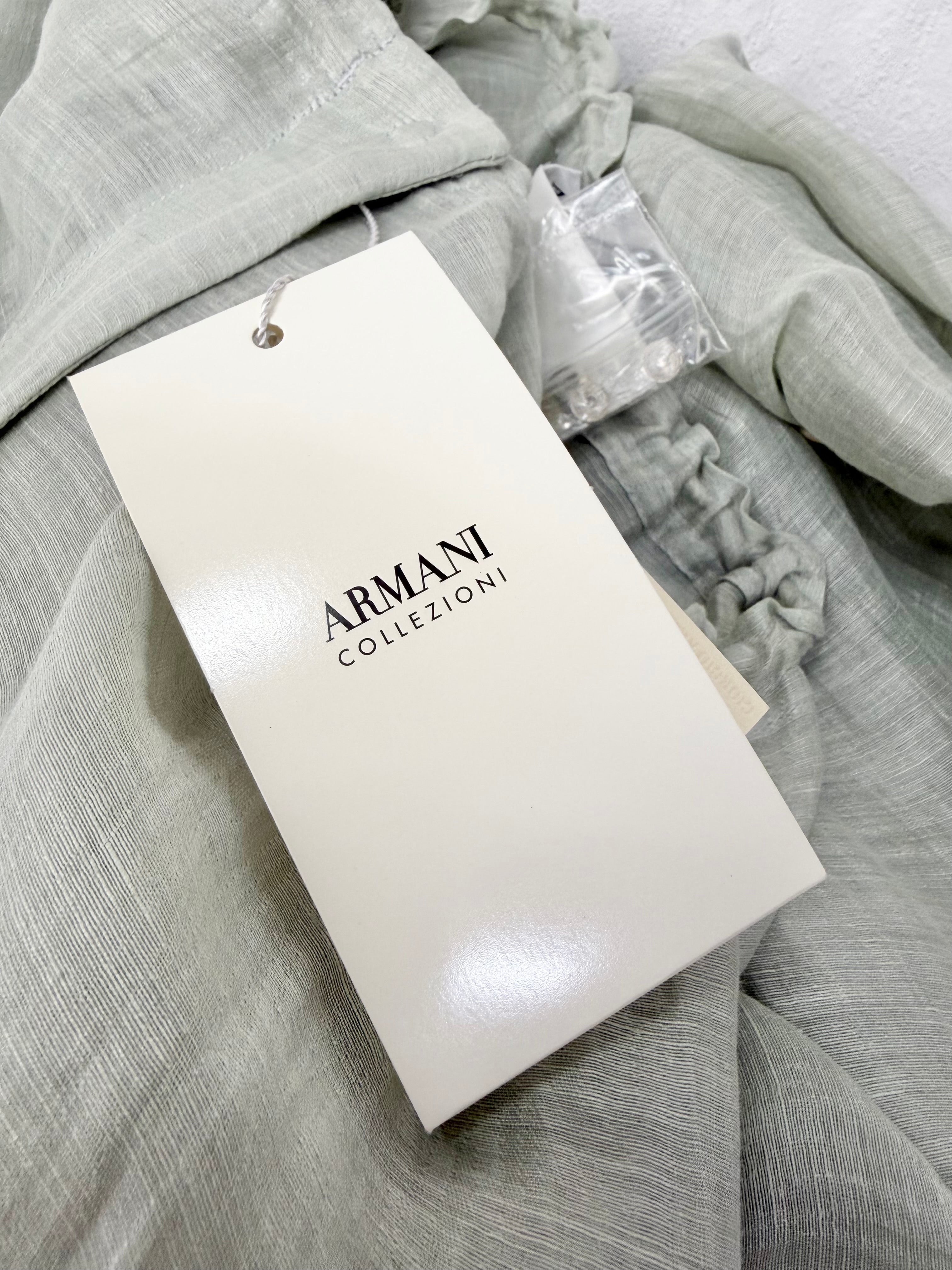 Armani Collezioni Sheer Mint Pant NWT - AU14